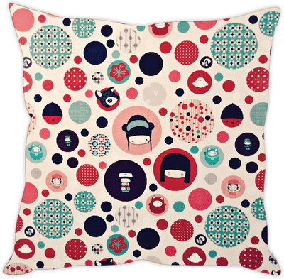 

Sleep Nature's Abstract Cushions Cover(30.63 cm*30.63 cm, Multicolor)