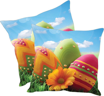 

Sleep Nature's Printed Cushions Cover(Pack of 2, 30.63 cm*30.63 cm, Multicolor)