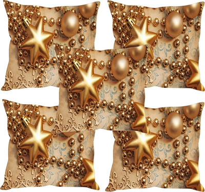 

Sleep Nature's Printed Cushions Cover(Pack of 5, 30.63 cm*30.63 cm, Multicolor)