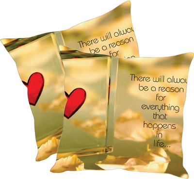 

Sleep Nature's Printed Cushions Cover(Pack of 2, 30.63 cm*30.63 cm, Multicolor)