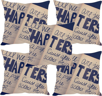 

Sleep Nature's Printed Cushions Cover(Pack of 5, 30.63 cm*30.63 cm, Multicolor)