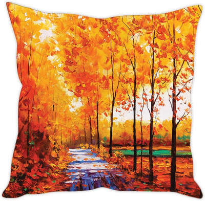 

Sleep Nature's Abstract Cushions Cover(30.63 cm*30.63 cm, Multicolor)