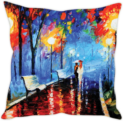 

Sleep Nature's Abstract Cushions Cover(40.63 cm*40.63 cm, Multicolor)