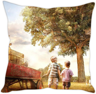 

Sleep Nature's Printed Cushions Cover(40.63 cm*40.63 cm, Multicolor)