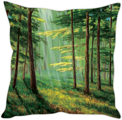 

Sleep Nature's Abstract Cushions Cover(30.63 cm*30.63 cm, Multicolor)