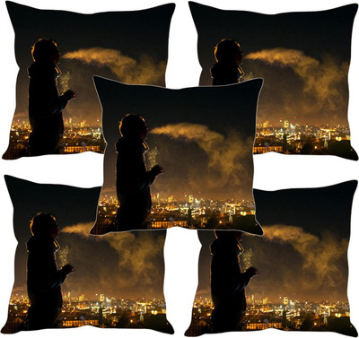 

Sleep Nature's Printed Cushions Cover(Pack of 5, 40.63 cm*40.63 cm, Multicolor)