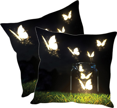 

Sleep Nature's Printed Cushions Cover(Pack of 2, 30.63 cm*30.63 cm, Multicolor)