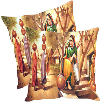 

Sleep Nature's Printed Cushions Cover(Pack of 2, 40.63 cm*40.63 cm, Multicolor)