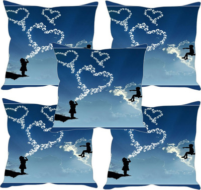 

Sleep Nature's Printed Cushions Cover(Pack of 5, 40.63 cm*40.63 cm, Multicolor)