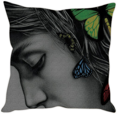 

Sleep Nature's Abstract Cushions Cover(30.63 cm*30.63 cm, Multicolor)