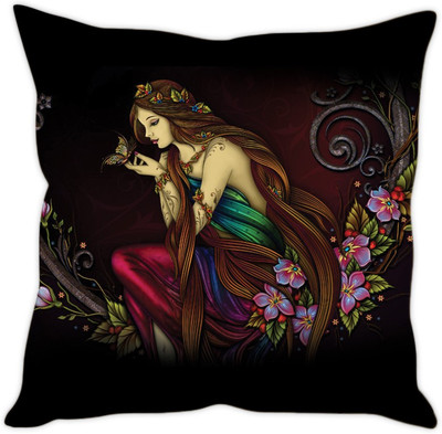 

Sleep Nature's Abstract Cushions Cover(30.63 cm*30.63 cm, Multicolor)
