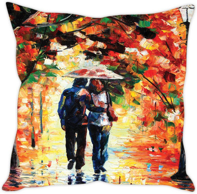 

Sleep Nature's Abstract Cushions Cover(40.63 cm*40.63 cm, Multicolor)