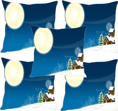 

Sleep Nature's Printed Cushions Cover(Pack of 5, 40.63 cm*40.63 cm, Multicolor)