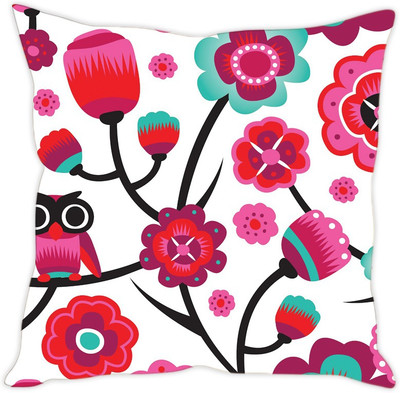 

Sleep Nature's Abstract Cushions Cover(40.63 cm*40.63 cm, Multicolor)