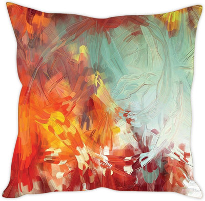 

Sleep Nature's Abstract Cushions Cover(40.63 cm*40.63 cm, Multicolor)