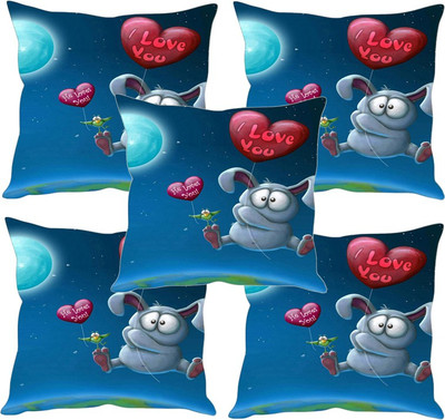 

Sleep Nature's Printed Cushions Cover(Pack of 5, 40.63 cm*40.63 cm, Multicolor)
