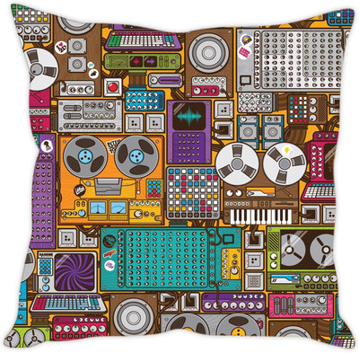 

Sleep Nature's Abstract Cushions Cover(30.63 cm*30.63 cm, Multicolor)