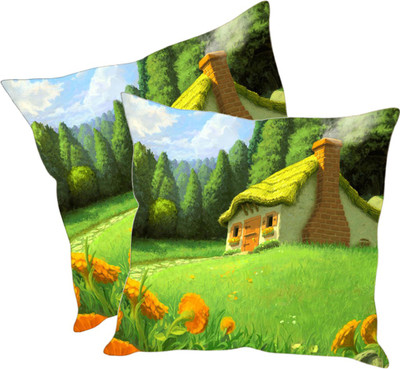 

Sleep Nature's Printed Cushions Cover(Pack of 2, 40.63 cm*40.63 cm, Multicolor)