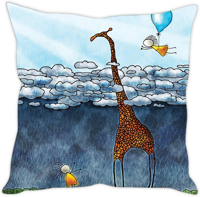 

Sleep Nature's Abstract Cushions Cover(30.63 cm*30.63 cm, Multicolor)