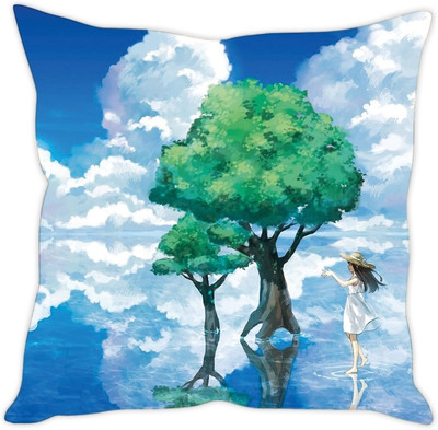 

Sleep Nature's Abstract Cushions Cover(40.63 cm*40.63 cm, Multicolor)