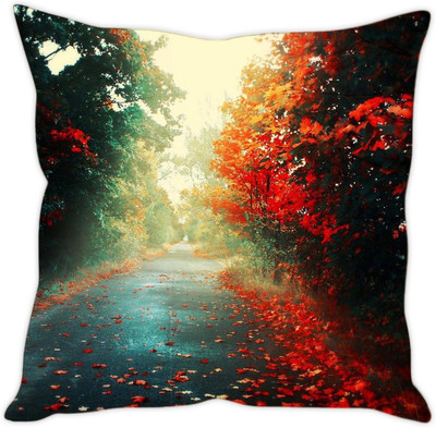 

Sleep Nature's Printed Cushions Cover(40.63 cm*40.63 cm, Multicolor)