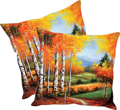

Sleep Nature's Printed Cushions Cover(Pack of 2, 40.63 cm*40.63 cm, Multicolor)
