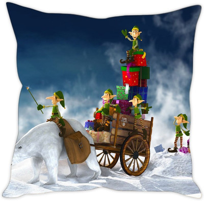 

Sleep Nature's Abstract Cushions Cover(40.63 cm*40.63 cm, Multicolor)