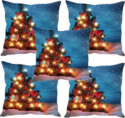 

Sleep Nature's Printed Cushions Cover(Pack of 5, 40.63 cm*40.63 cm, Multicolor)