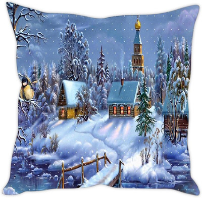 

Sleep Nature's Printed Cushions Cover(40.63 cm*40.63 cm, Multicolor)