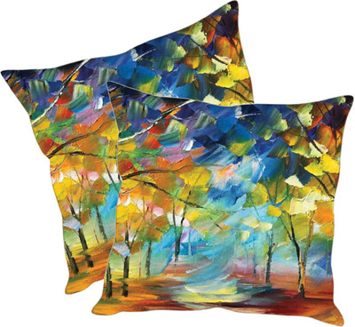 

Sleep Nature's Printed Cushions Cover(Pack of 2, 40.63 cm*40.63 cm, Multicolor)