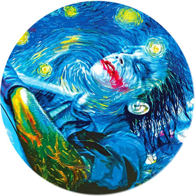 

Maison N Mode Die Man round Mouse Pad Mousepad(Multicolor)