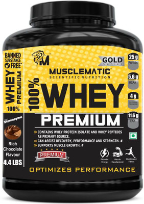 

Musclematic PREMIUM Whey Whey Protein(2 kg, Rich Chocolate)