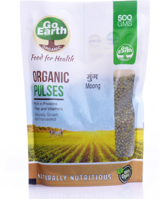 

Go Earth Organic Moong Dal (Whole, 500 g)