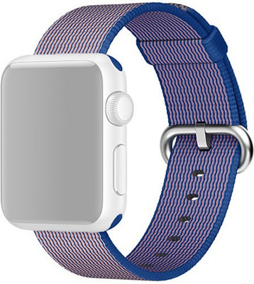 

invella iwatch 42mm Nylon Blue Smart Watch Strap(Blue)