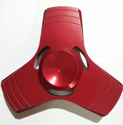 

Venoo Metal fidget Spinner Hand, Metal Triangle (3 min spin)(Red)