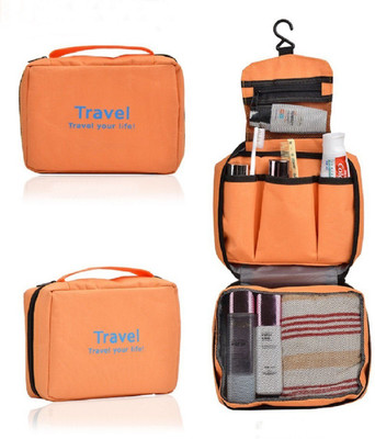 

Italish Cosmetic Makeup Pouch Storage(Orange)