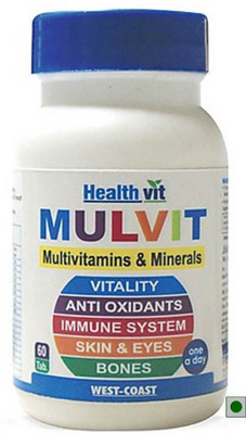 

HealthVit MULVIT A TO Z Multivitamins and Minerals(60 No)