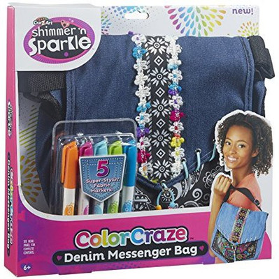 

Cra-Z-Art Sns Color Craze Denim Messenger Bag New Building Kit