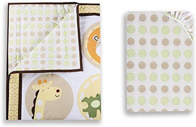 

Dream On Me Printed  Crib Baby Blanket(Microfiber, Multicolor
