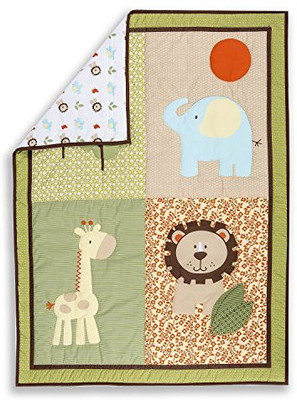 

Dream On Me Printed  Crib Baby Blanket(Microfiber, Multicolor
