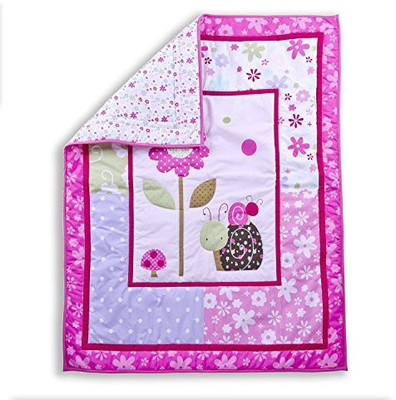 

Dream On Me Printed  Crib Baby Blanket(Microfiber, Multicolor