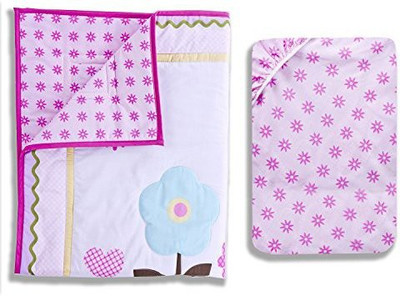 

Dream On Me Printed  Crib Baby Blanket(Microfiber, Multicolor