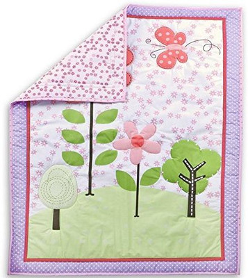 

Dream On Me Printed  Crib Baby Blanket(Microfiber, Multicolor