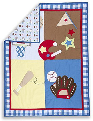 

Dream On Me Printed  Crib Baby Blanket(Microfiber, Multicolor