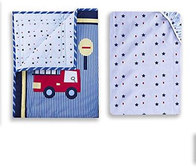 

Dream On Me Printed  Crib Baby Blanket(Microfiber, Multicolor