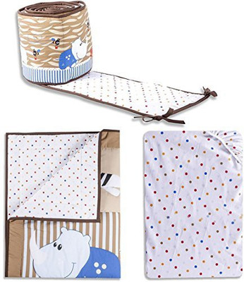 

Dream On Me Printed  Crib Baby Blanket(Microfiber, Multicolor
