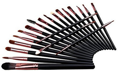 

Ibeauti Versatile Blending Blush Eyeliner Face Powder Cosmetic Brush Kit (rose Gold)(Pack of 20)
