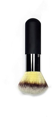 

Neverland Beauty Round Head Buffer Foundation Large Blush Powder Cosmetics Foundation Blending Makeup Brushes Black(Pack of 1)