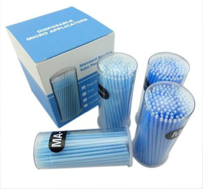 

Yimart Blue Regular Size 3mm Disposable Mascara Applicator Individual Eyelash Extension Microbrushes(Pack of 400)