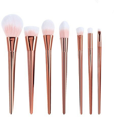 

Ubeauty Set Professional Cosmetic Brush High Brushes Set Make Up Blush Brushes Makeup Brush (rose Gold)(Pack of 7)